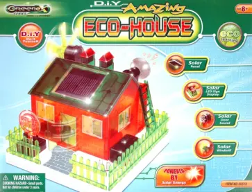 Сделай сам "Эко-дом" на солнечных батарейках (36516) обложка книги