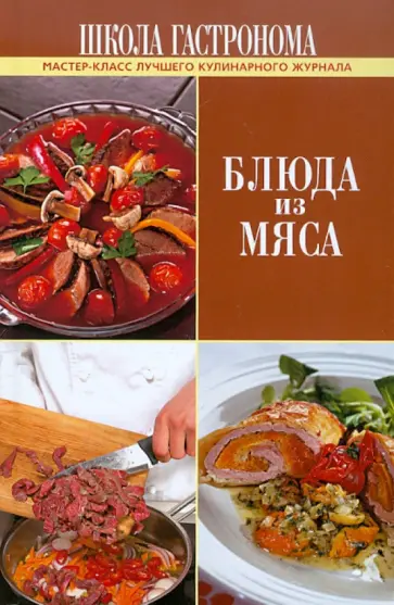 Школа Гастронома. Блюда из мяса обложка книги