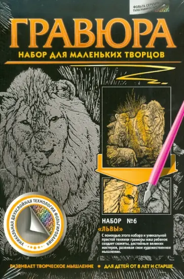 Гравюра №6 Львы обложка книги