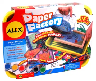 Набор для творчества из бумаги "Бумажная фабрика" (147W) обложка книги