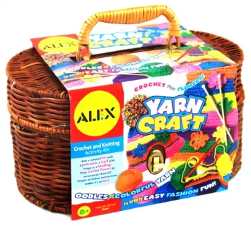 Набор для вязания (пряжа, спицы в корзинке) (128) обложка книги