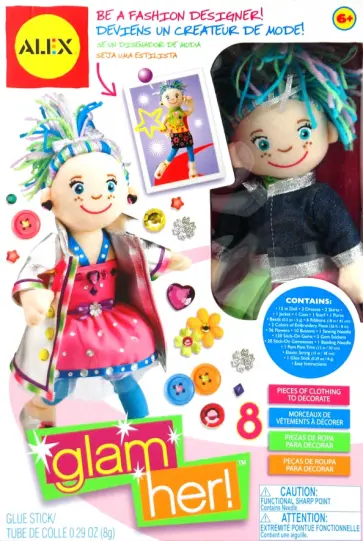 Стань дизайнером. Кукла с одеждой и аксессуарами (370F) обложка книги