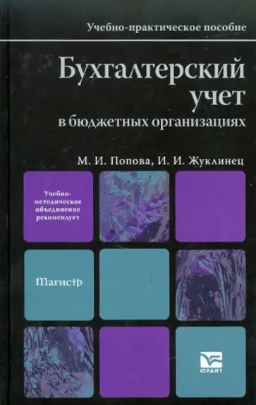 Попова, Жуклинец - Бухгалтерский учет в бюджетных организациях Попова, Жуклинец - Бухгалтерский учет в бюджетных организациях обложка книги