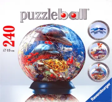 Пазл-шар "Подводный мир" 240 элементов (110124) обложка книги