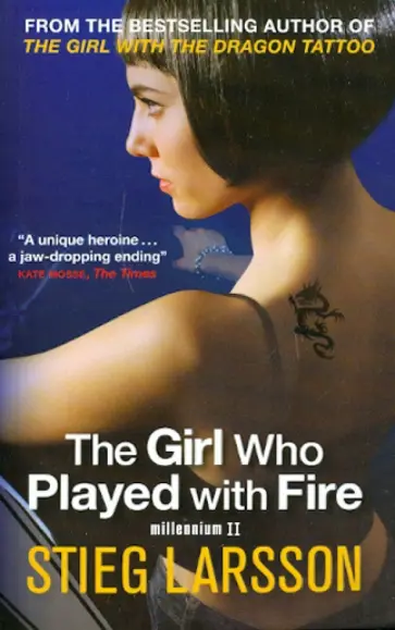 Stieg Larsson - The Girl Who Played with Fire обложка книги