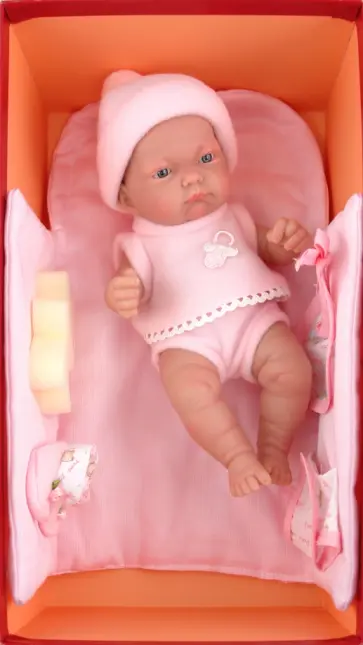 Кукла-младенец Дани в розовом (4459P) обложка книги