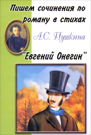 Пишем сочинения по роману А.С. Пушкина "Евгений Онегин" обложка книги
