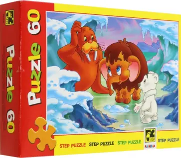 Пазлы Step Puzzle-60. Мамонтенок обложка книги