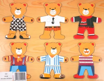 Пазл деревянный Мишки обложка книги