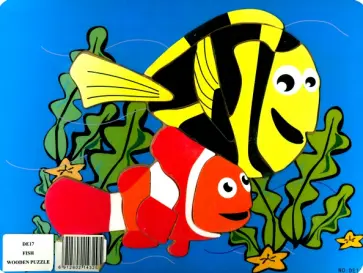 Пазл деревянный Рыбка обложка книги