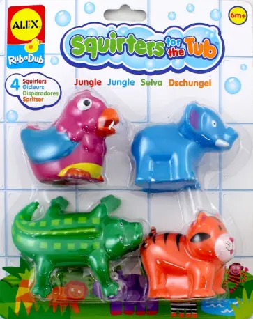 Игрушки для ванны "Джунгли" (700JN) обложка книги