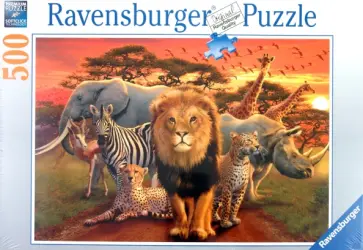 Пазл "Звери Африки" (141777) обложка книги