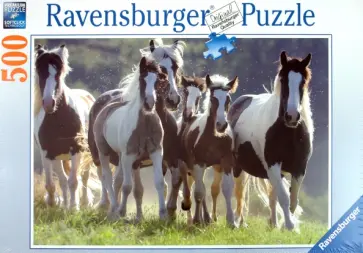 Пазл "Табун лошадей" (141814) обложка книги