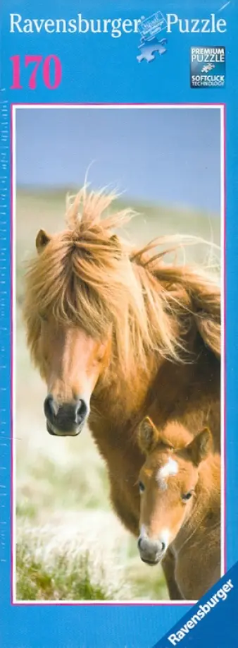 Пазл-панорама "Пони", 170 элементов (151226) обложка книги