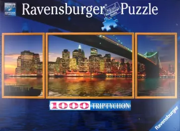 Пазл-триптих "Огни Нью-Йорка" (199068) обложка книги