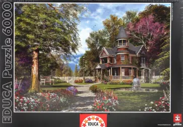 Пазл-6000 "Сад поздним летом" (14830) обложка книги