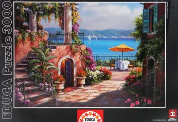 Пазл-3000 "Терраса Тосканы" (14823) обложка книги