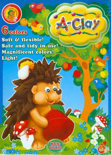 Масса для лепки, 6 цветов (24624) обложка книги