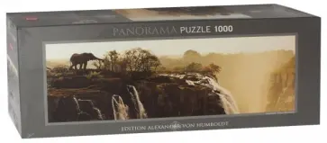 Puzzle-1000. Слон, панорама обложка книги