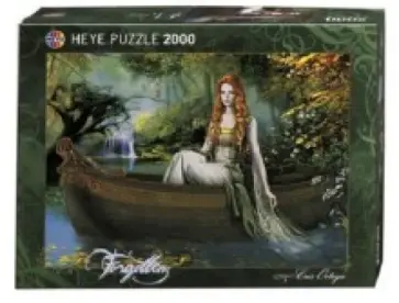 Puzzle-2000 "Девушка в лодке" Ortega (29208) обложка книги