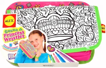 Набор "Раскрась клатч для принцессы", 6 фломастеров (504) обложка книги