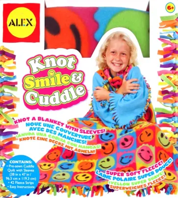 Набор для создания пледа без шитья "Смайлик" (382W) обложка книги