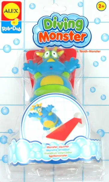 Игрушка для ванной "Ныряющий монстр" (884) обложка книги