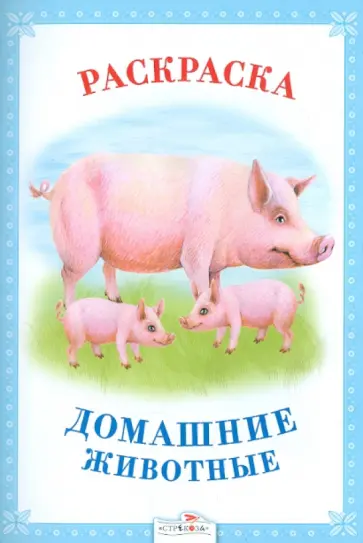 Раскраска. Домашние животные обложка книги