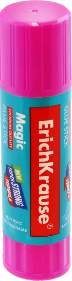 Клей-карандаш Magic, с исчезающим цветовым пигментом, розовый обложка книги