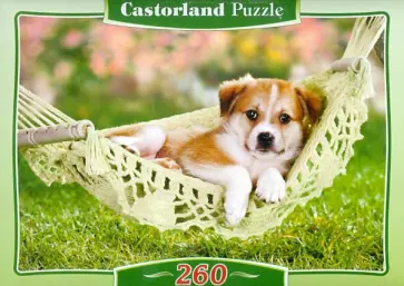 Щенок в гамаке, 260 деталей MIDI (B-26814М) обложка книги