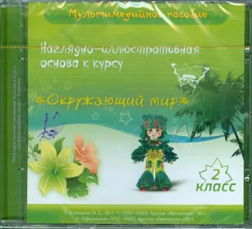 Э. Кузнецова - Наглядно-иллюстративная основа к курсу "Окружающий мир". 2 класс. (CD) обложка книги