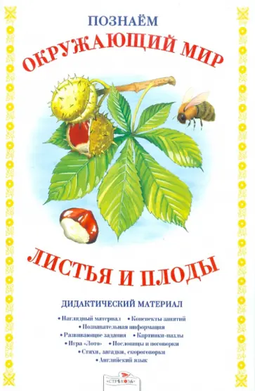 И. Васильева - Листья и плоды. Дидактический материал И. Васильева - Листья и плоды. Дидактический материал обложка книги