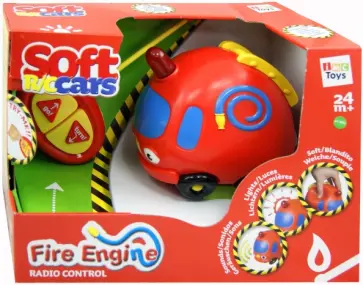 Мягкая радиоуправляемая машинка "Отважный пожарный" (7369) обложка книги