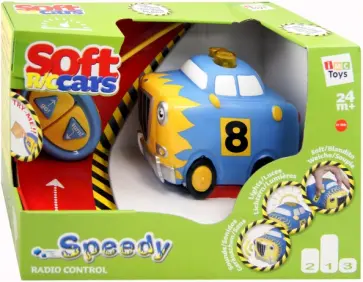Мягкая радиоуправляемая машинка "Веселый гонщик" (7383) обложка книги