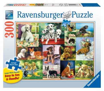 Пазл-300 "Коллаж собаки" Large Piece Format (135387) обложка книги