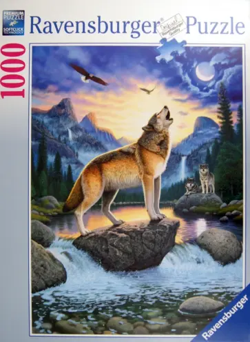 Пазл-1000 "Вой Волка" (153602) обложка книги