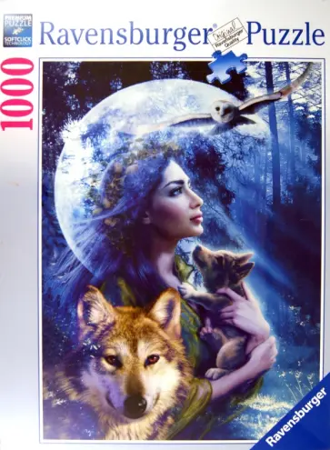 Пазл-1000 "Покровительница волков" (154142) обложка книги
