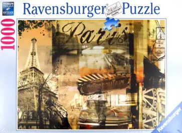 Пазл-1000 "Париж Ностальгия" (157297) обложка книги