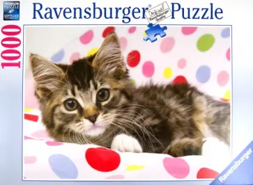 Пазл-1000 "Полосатый котенок" (157570) обложка книги