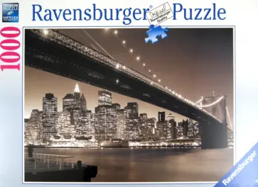 Пазл-1000 "Манхеттен и Бруклинский мост" (158355) обложка книги