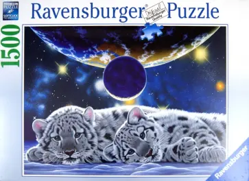 Пазл-1500 "Белые тигрята" (162468) обложка книги