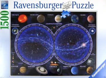 Пазл-1500 "Карта звездного неба" (163731) обложка книги