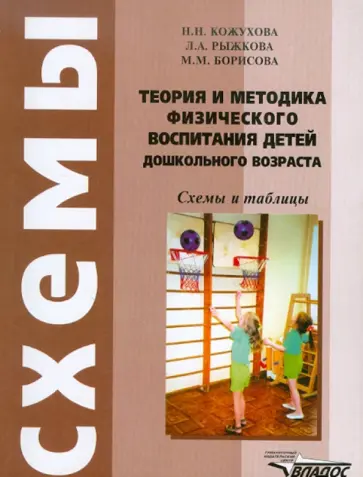 Кожухова, Борисова - Теория и методика физического воспитания детей дошкольного возраста: Схемы и таблицы Кожухова, Борисова - Теория и методика физического воспитания детей дошкольного возраста: Схемы и таблицы обложка книги
