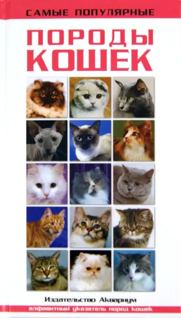 Самые популярные породы кошек обложка книги