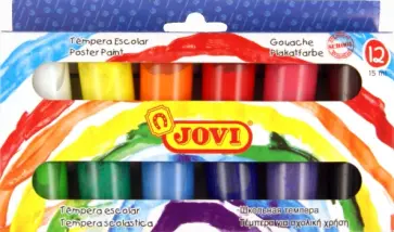 Краски гуашь (темпера) 12 цветов (521) обложка книги