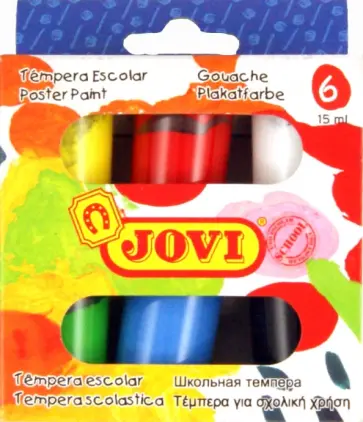 Гуашь (темпера) 6 цветов (520) обложка книги