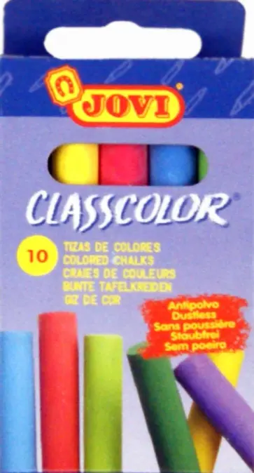 Мел цветной "Classcolor" (10 штук) (1020) обложка книги