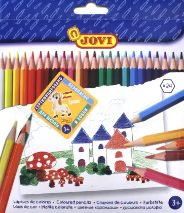 Набор цветных карандашей (24 цвета) (730/24) обложка книги