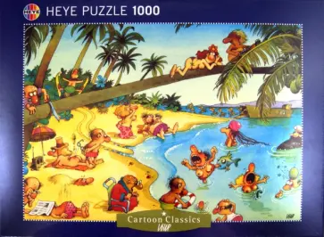 Puzzle-1000 "Пляж" Loup, Classics (29219) обложка книги