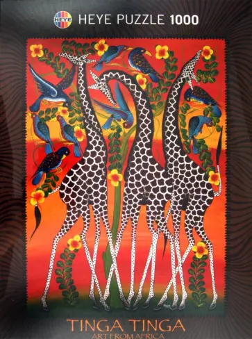 Puzzle-1000 "Жирафы" (29426) обложка книги